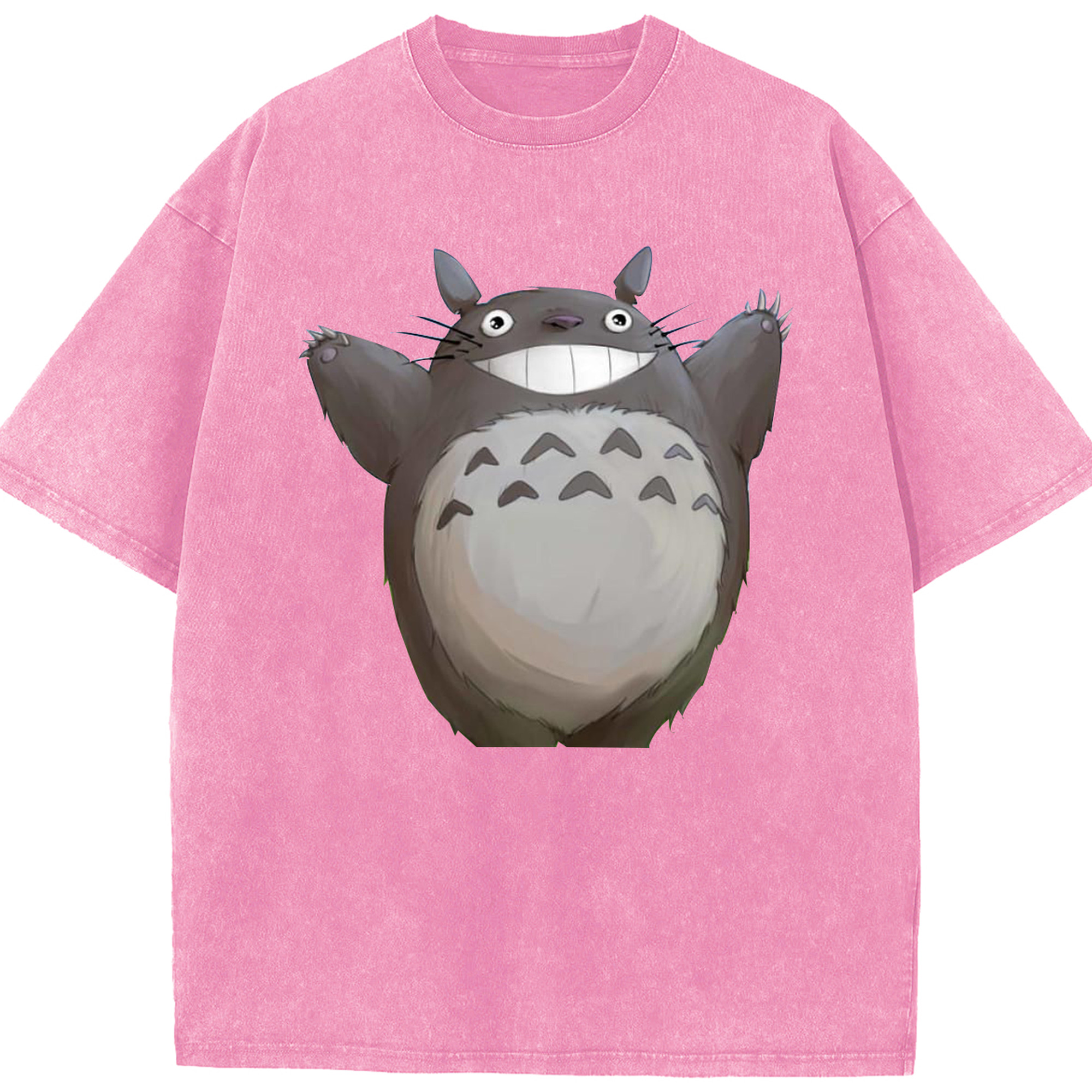 （画像用） となりのトトロ 草壁メイ 草壁サツキ My Neighbor Totoro Satsuki Kusakabe Mei Kusakabe 綿100% ヴィンテージ風 半袖Tシャツ（フロントプリント）